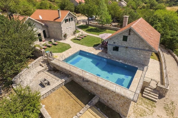 Seasonal outdoor pool