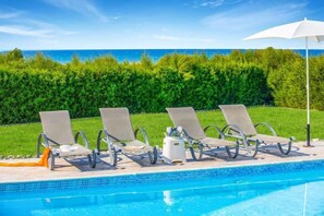 Villa, 3 Bedrooms | Terrace/patio - Villa Dimitris Blue Bay (Pomos)