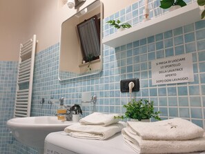 舒適開放式客房 | 浴室 | 淋浴設備、淋浴花灑、吹風機  、浴袍