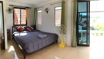 3 bedrooms, blackout curtains, free WiFi, bed sheets