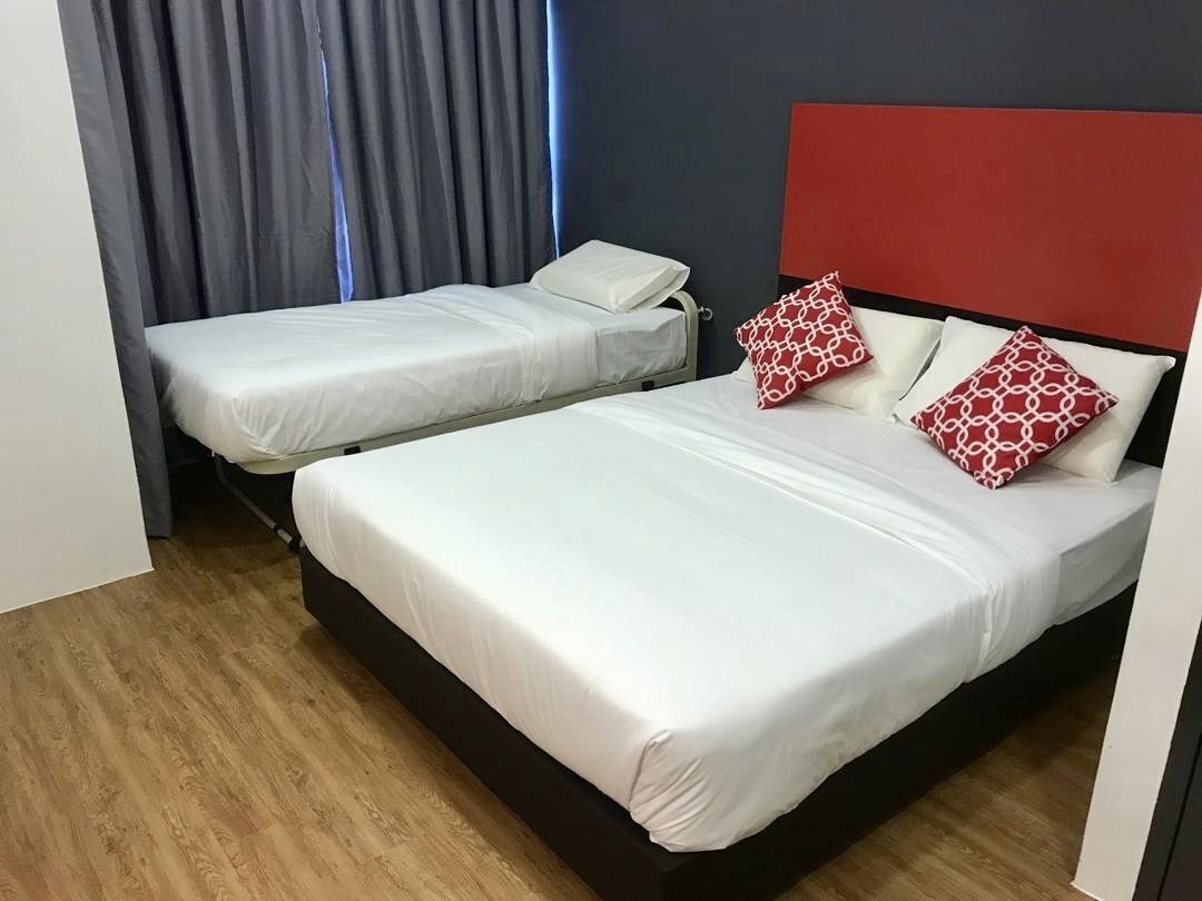 Escritorio, camas plegables/adicionales, wifi gratis y ropa de cama 