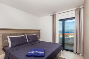Luxury Villa, 4 Bedrooms, Private Pool, Sea View | 4 bedrooms, in-room safe, blackout drapes, iron/ironing board