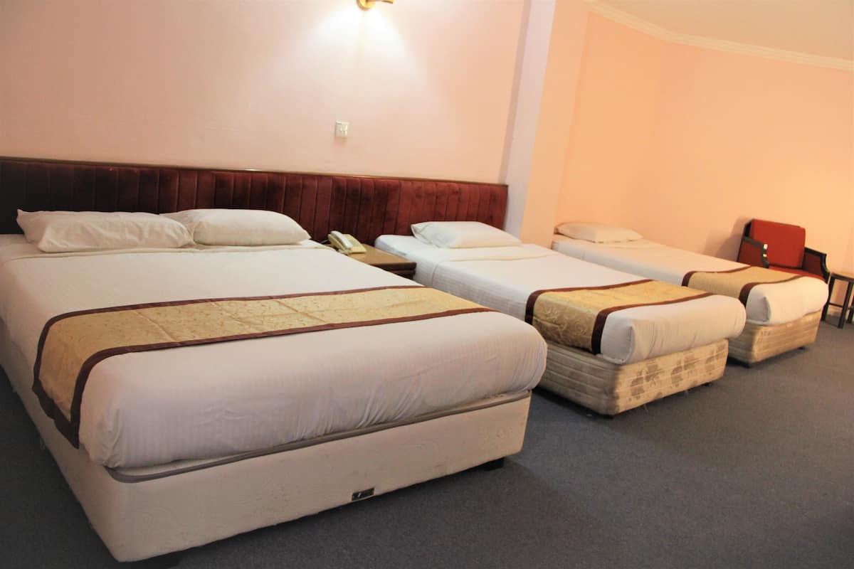 Habitación triple Deluxe, varias camas | Escritorio y wifi gratis