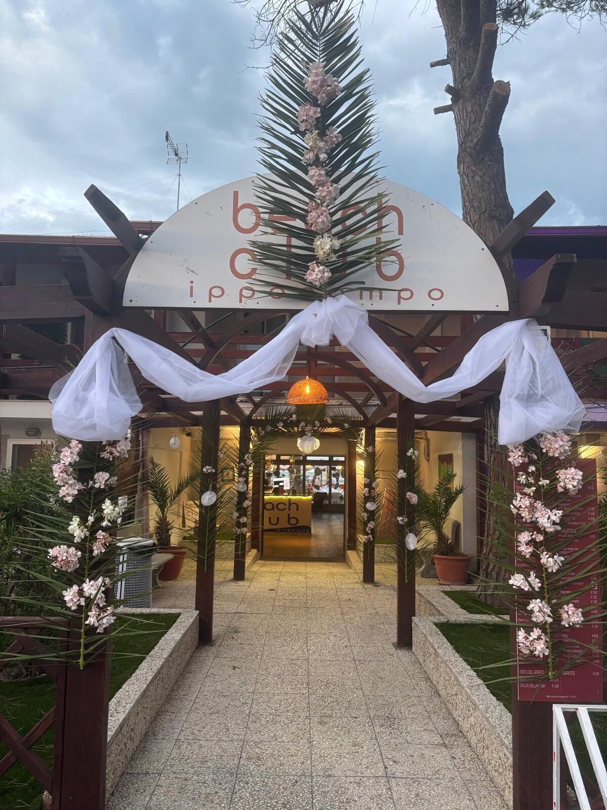 Façade de l’hébergement