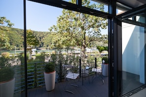 Suite, River View | Balcony view