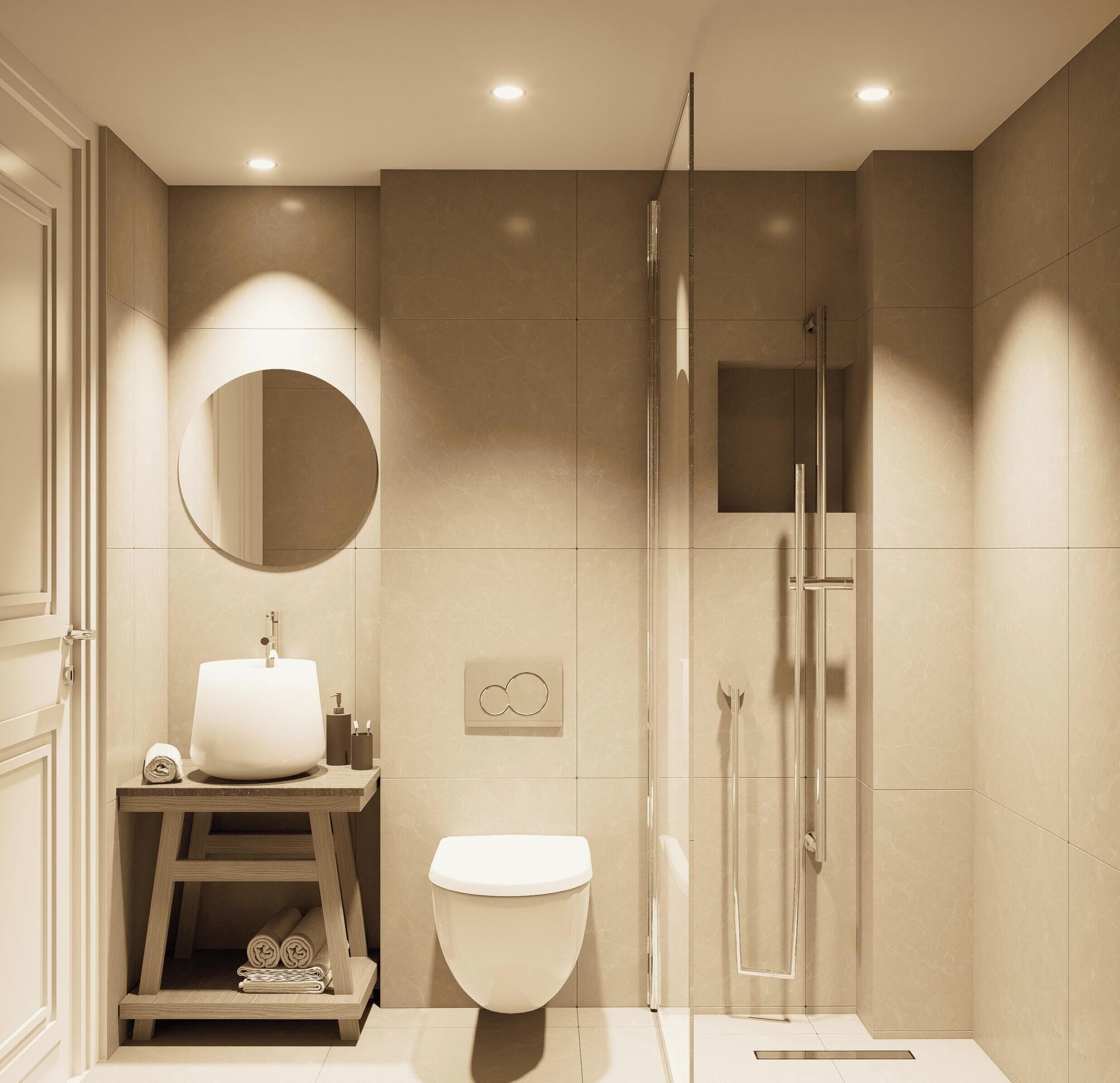 Artist Deluxe Room | Bathroom | Shower, hair dryer, towels