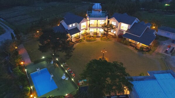 Front of property - evening/night