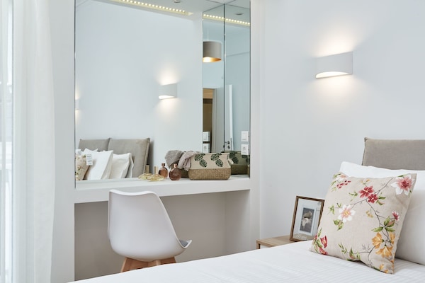 Apartamento, 2 quartos | Roupas de cama premium, camas com colchões pillow-top