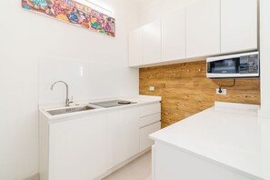 Appartamento, 3 camere da letto | Cucina privata | Frigorifero con congelatore, piano cottura, pentole/stoviglie/utensili