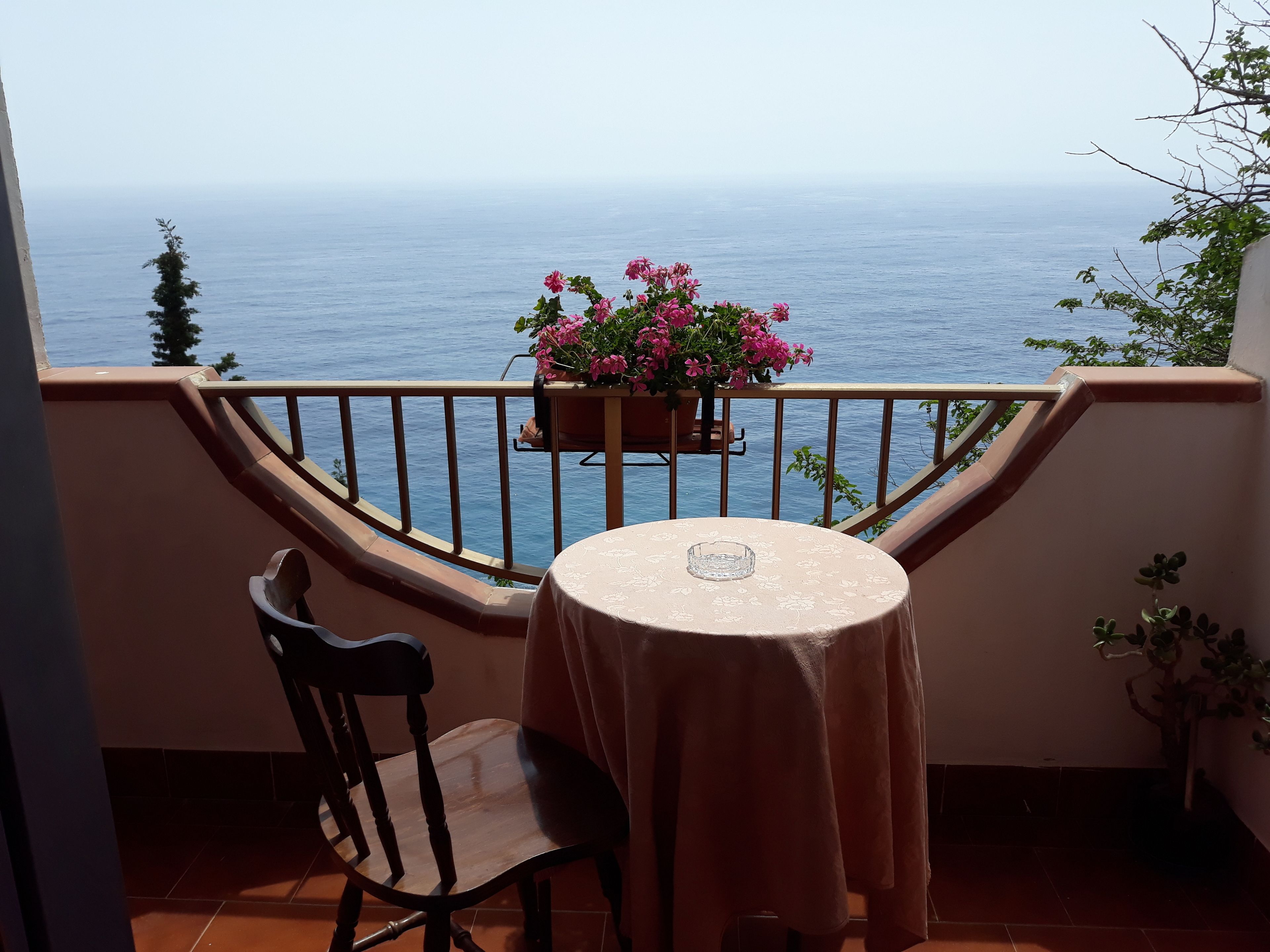 Chambre Double, balcon, vue mer (Calendula) | Vue depuis le balcon