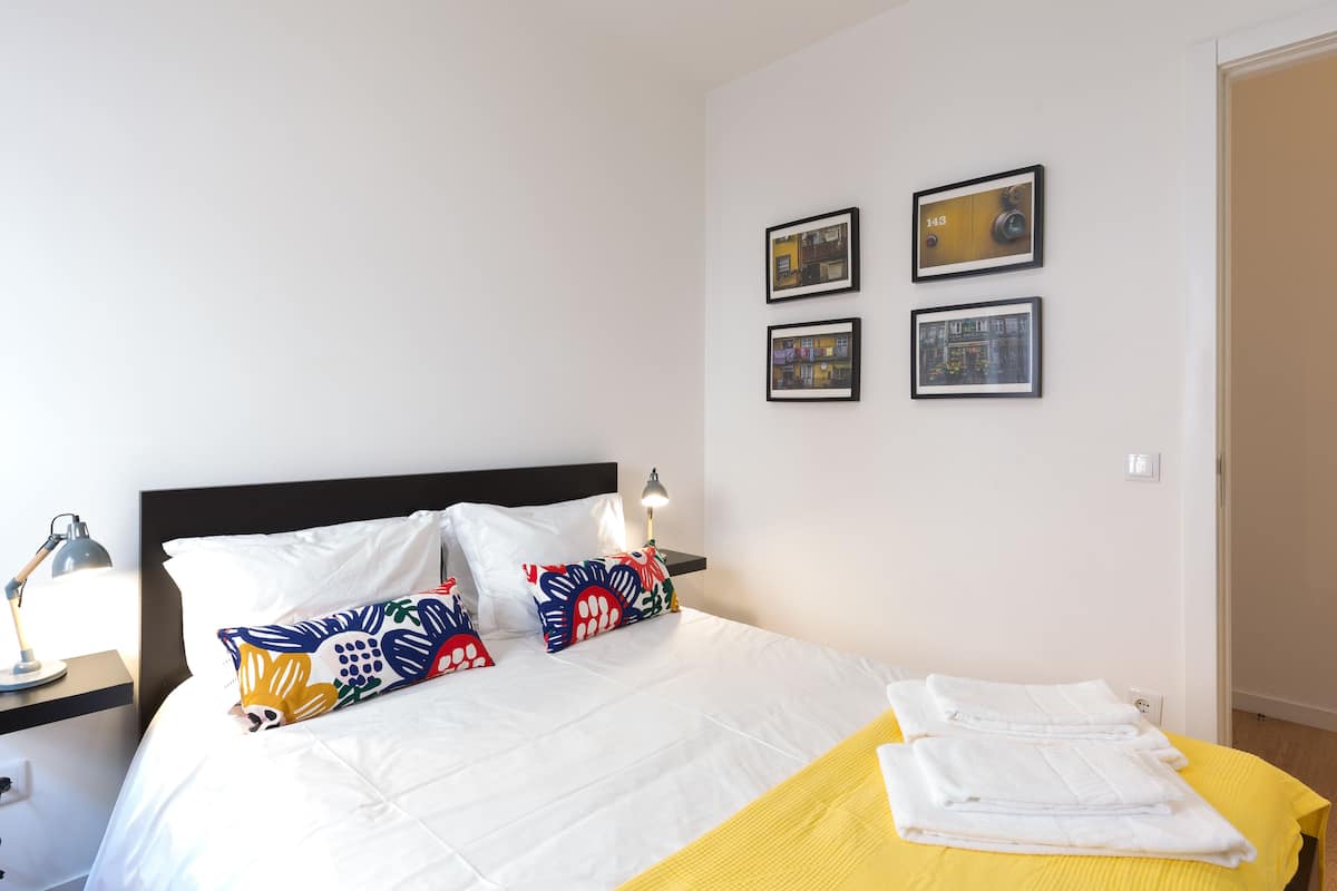 Desk, blackout curtains, iron/ironing board, free WiFi