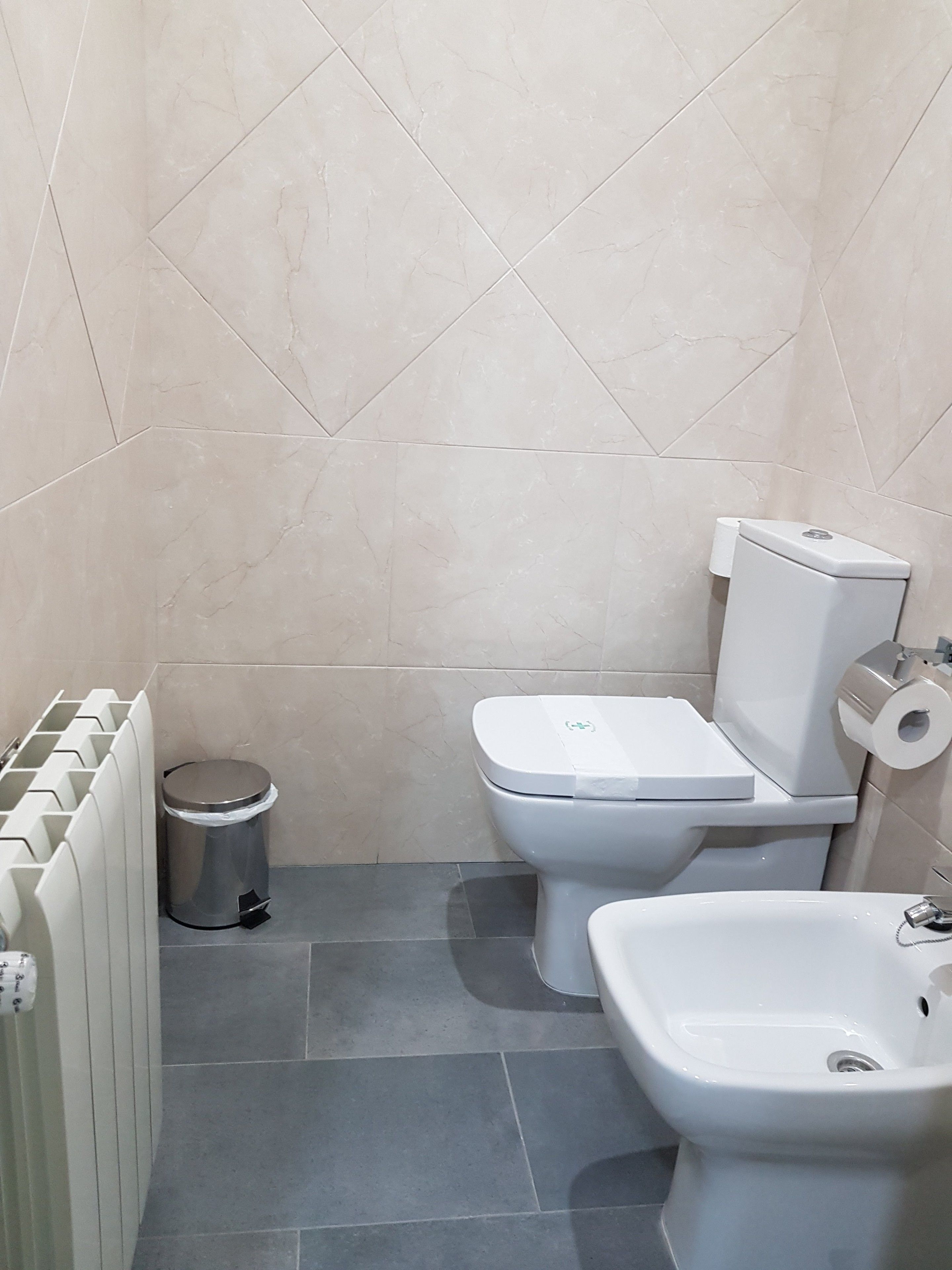 double or twin room | bathroom | shower, free toiletries, hair dryer