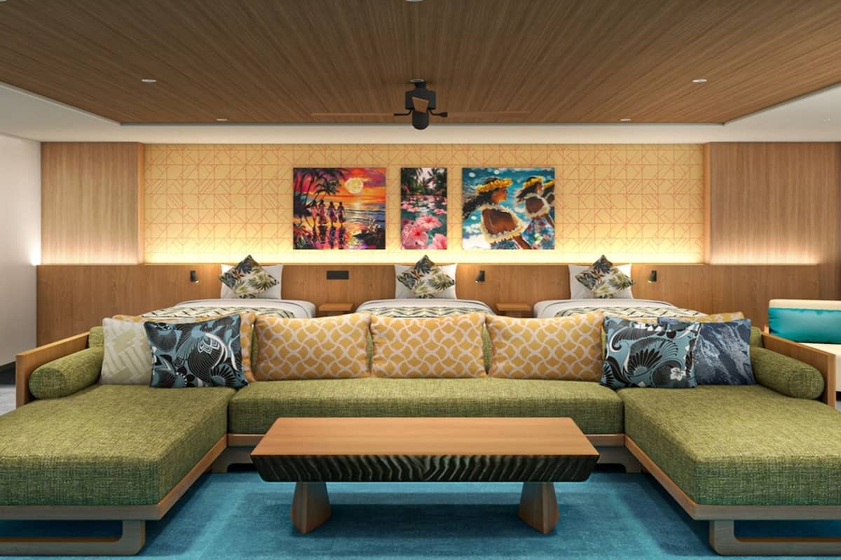 Lani Suite(With private bathroom)(Non-smoking) | In-room safe, desk, bed sheets