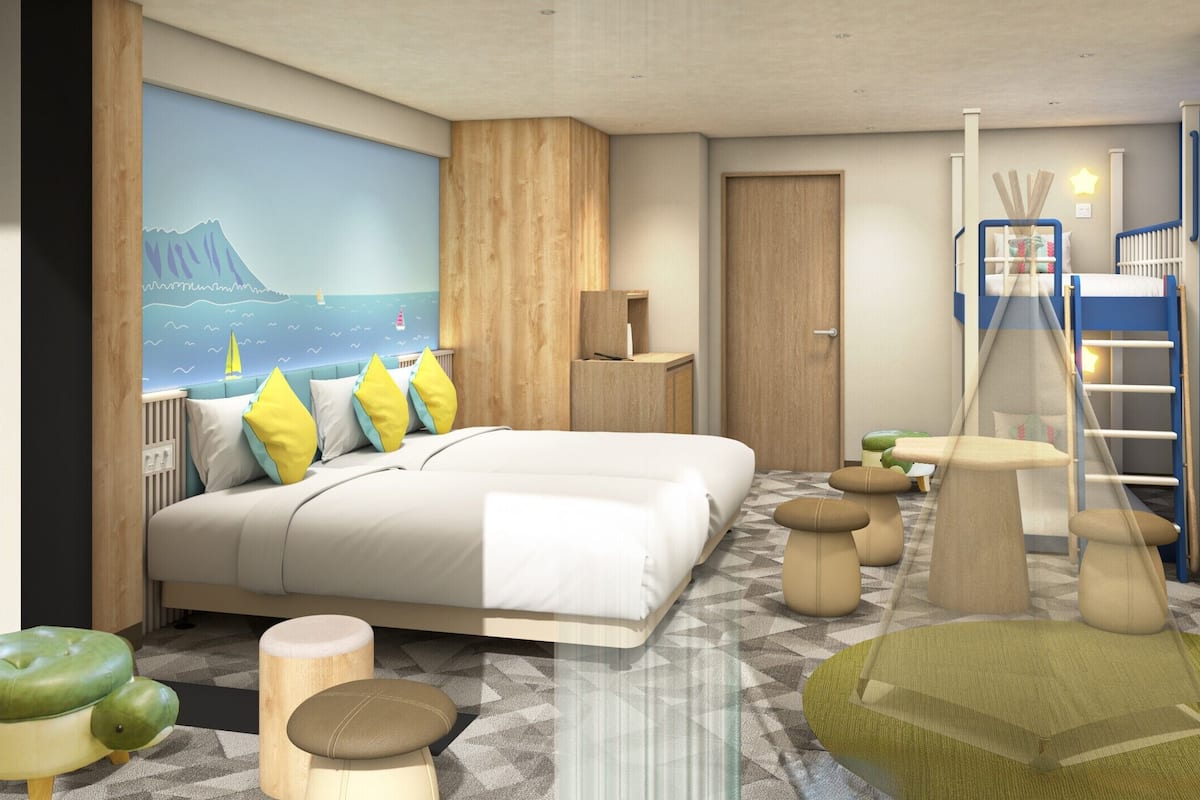 Chambre, non-fumeur (Kids Room Kukuna, Private Bathroom) | Coffre-fort, literie fournie