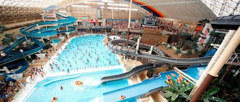 3 indoor pools, 2 outdoor pools