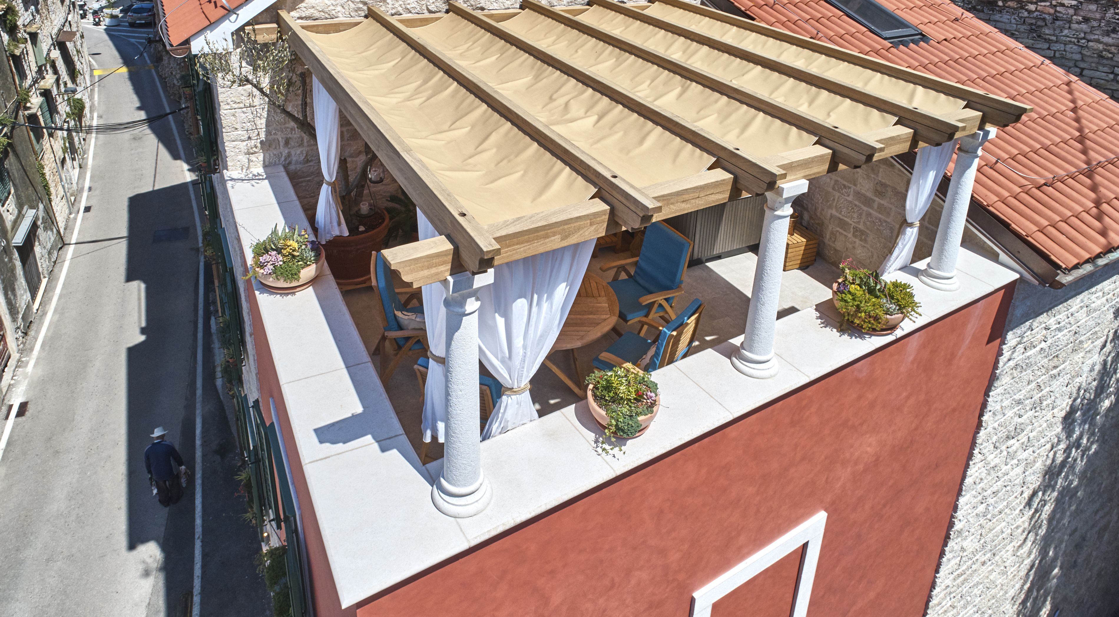 Deluxe Apartment, Sea View | Terrace/patio