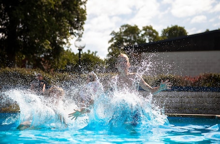 Seasonal outdoor pool