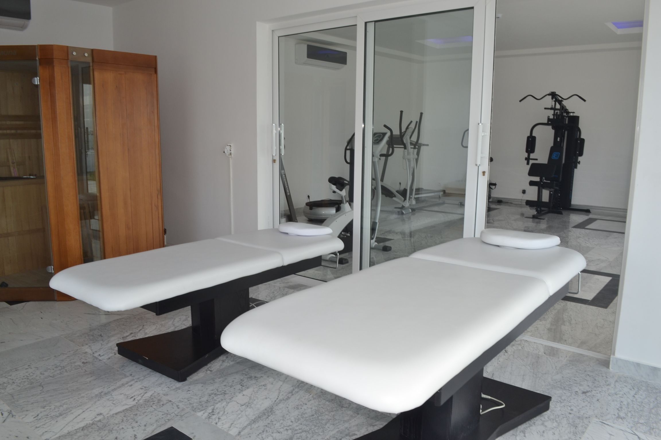 Espace de soins pour les couples, soins corporels, soins d'hydrothérapie