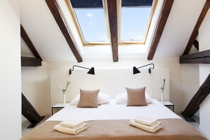 1 chambre, couette en duvet d'oie, coffres-forts dans les chambres