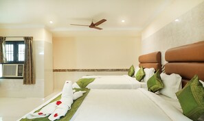Iron/ironing board, rollaway beds, free WiFi, bed sheets