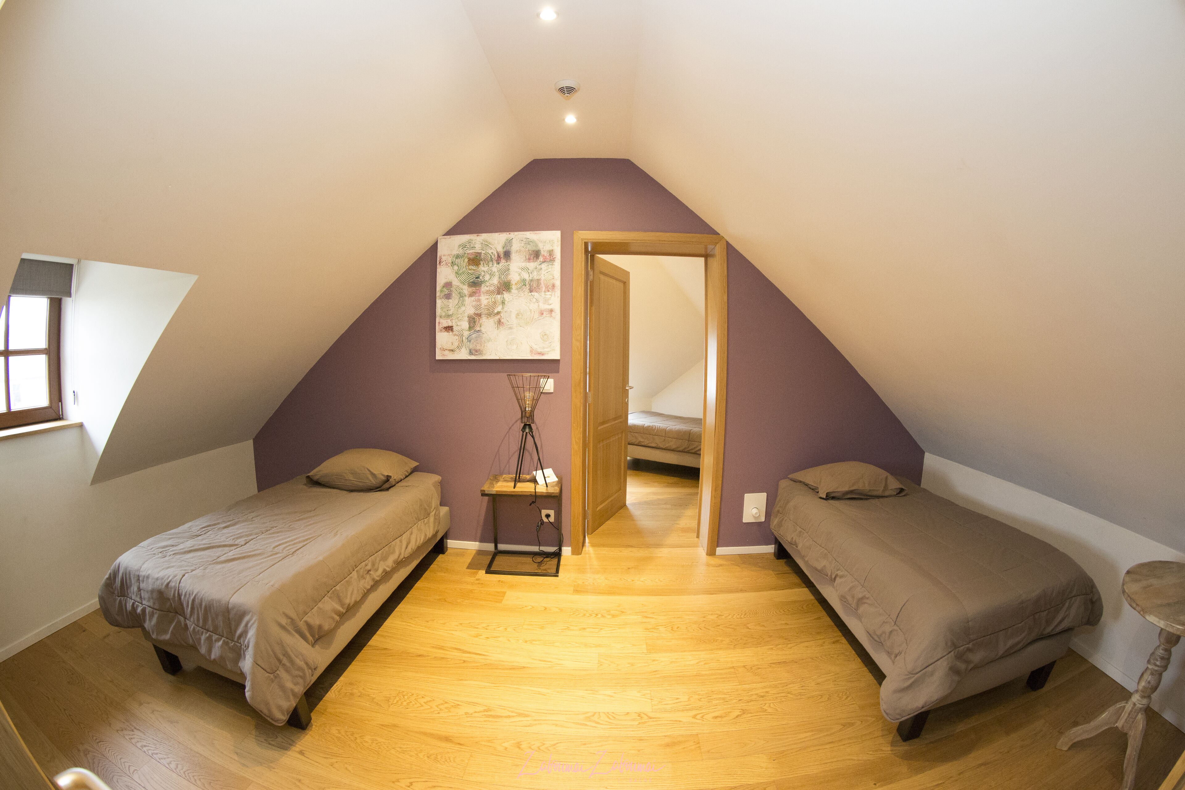 Cottage, uitzicht op de binnenplaats (La Tour) | Uitzicht vanuit de kamer