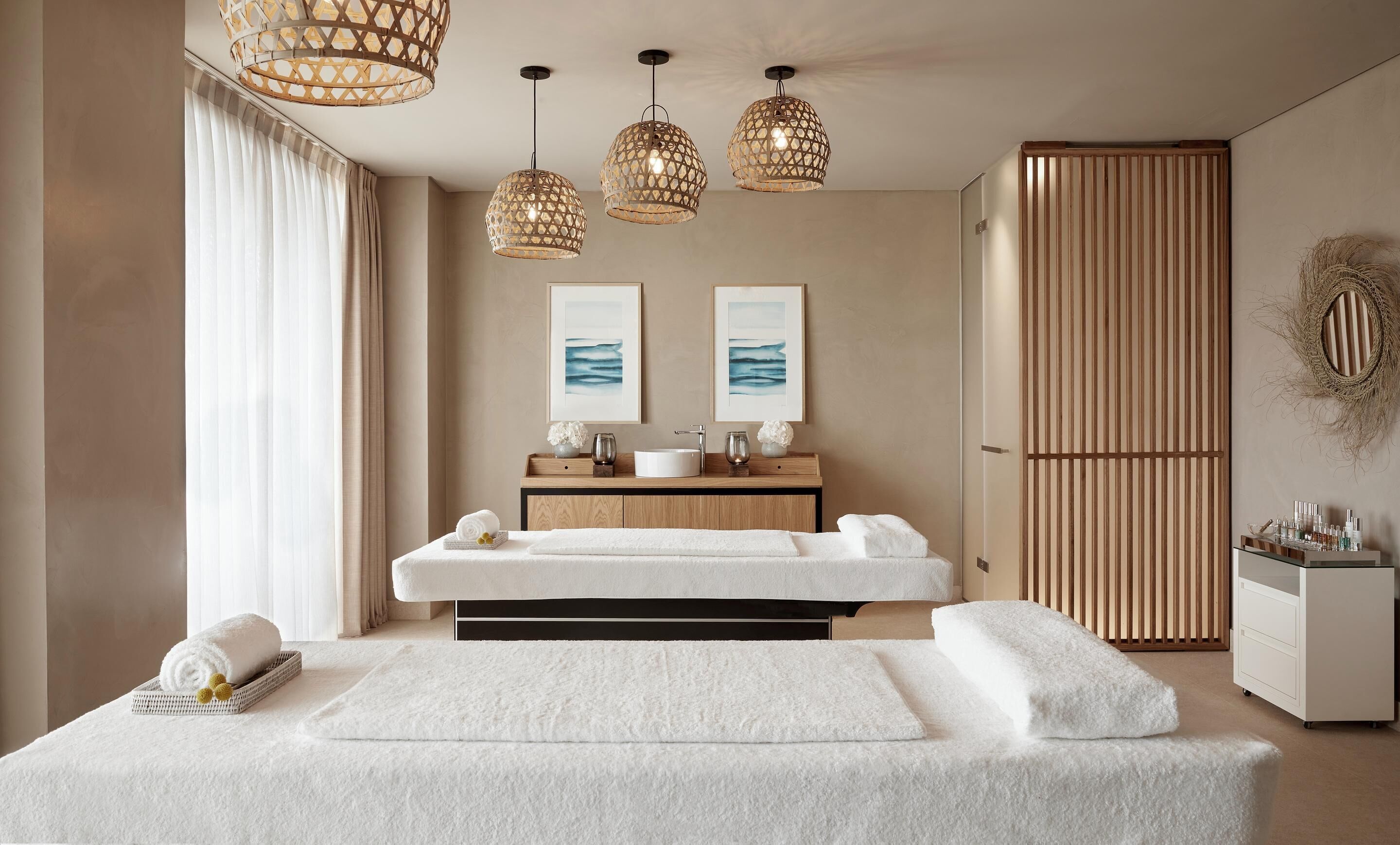 sauna, body treatments, facials, manicures and pedicures