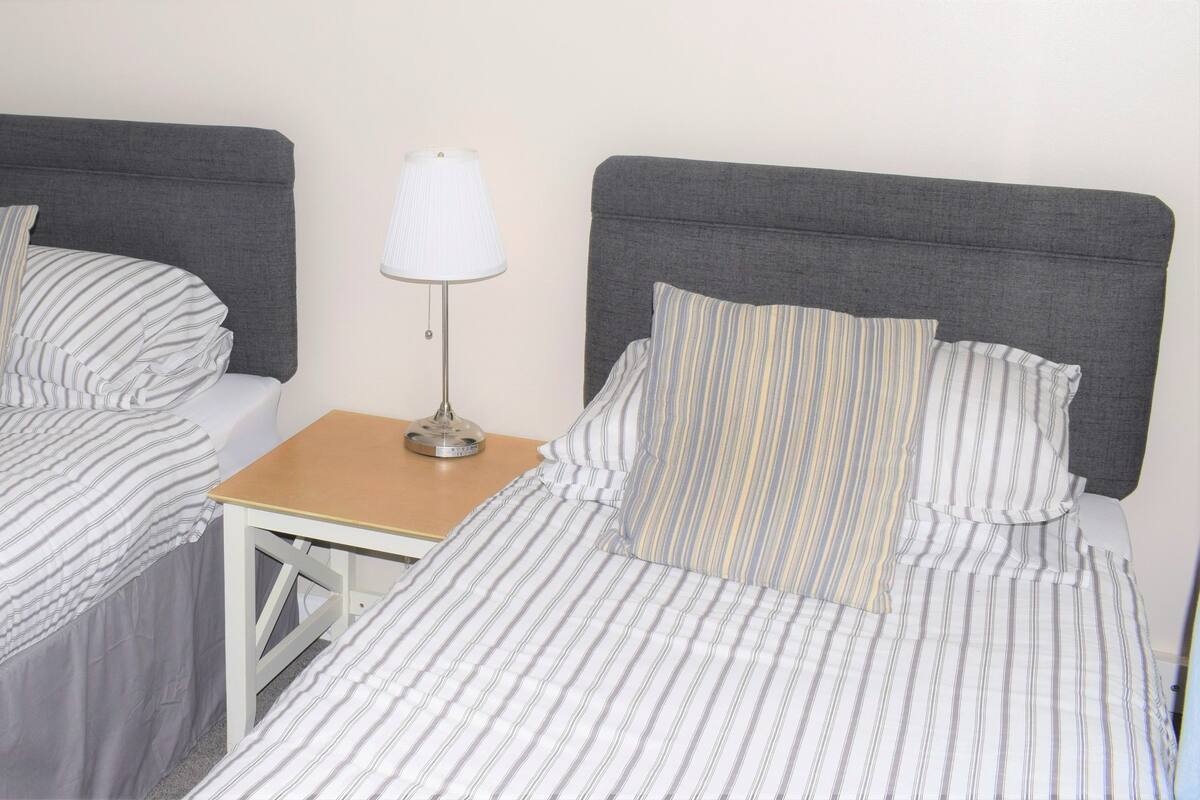 Iron/ironing board, bed sheets