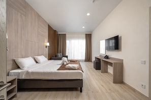 Ropa de cama hipoalergénica y minibar