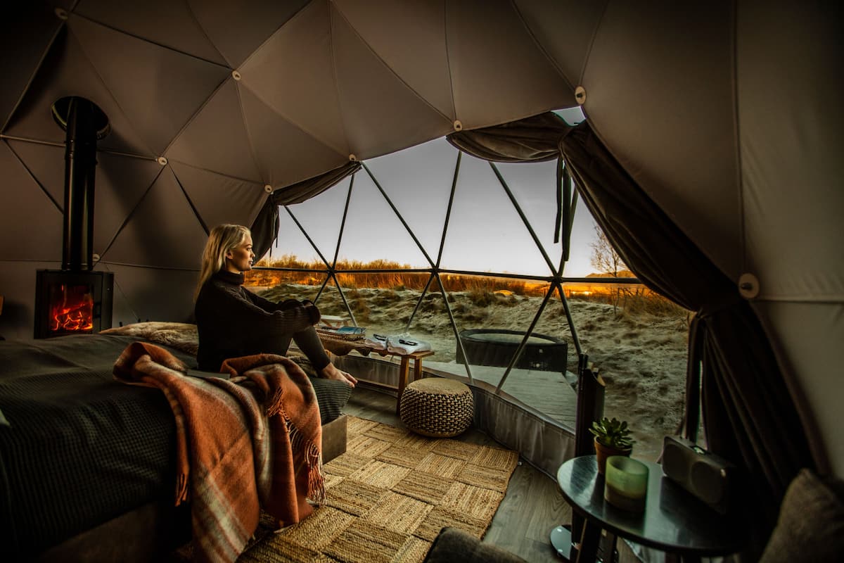 Deluxe Dome | Premium bedding, memory-foam beds, free minibar, in-room safe