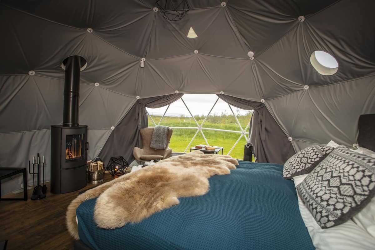 Standard Dome | Premium bedding, memory-foam beds, free minibar, in-room safe