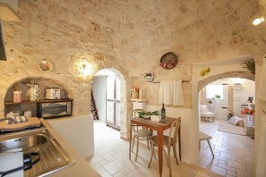 Villa, 2 Bedrooms | Living area - TD Dimora di Genna Trulletto with Lush Garden Pool (Castellana Grotte)