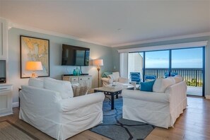 House, 2 Bedrooms | Living room | TV - Sea Oats 112 2 Bedroom Home by RedAwning (Boca Grande)