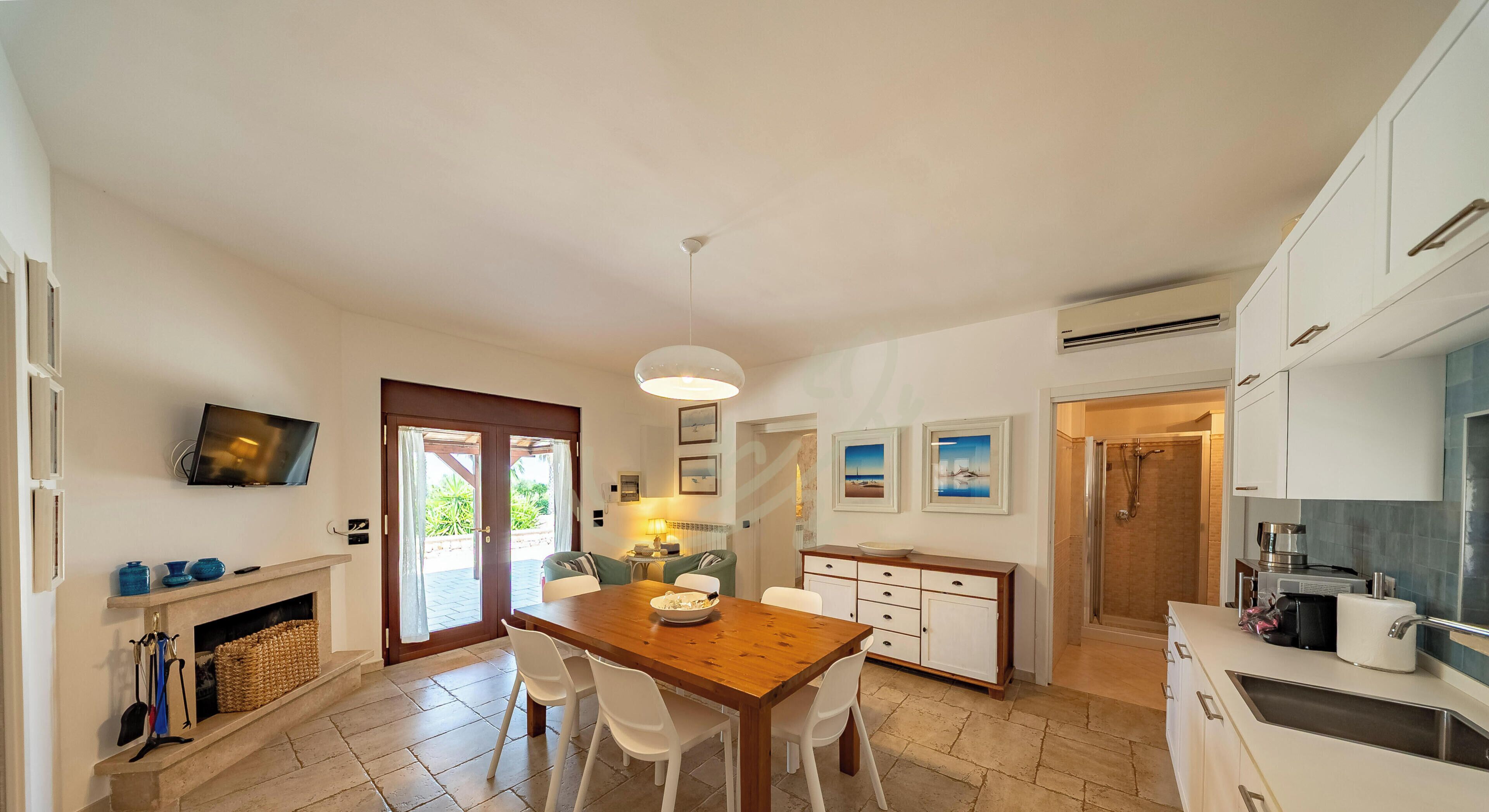 Villa, 3 Bedrooms | Private kitchen | Coffee/tea maker, full-size fridge, oven, stovetop