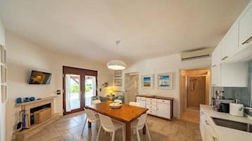 Villa, 3 Bedrooms | Private kitchen | Coffee/tea maker, full-size fridge, oven, stovetop