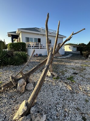 Property grounds - Villa Amarc: Family Fun, Kite Surf, Balcony View minutes to Rodgers/Baby Beach! (San Nicolas)