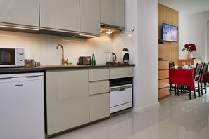 Superior Studio, 1 King Bed with Sofa bed | Private kitchen - Praga Elegant Studio (Warsaw)