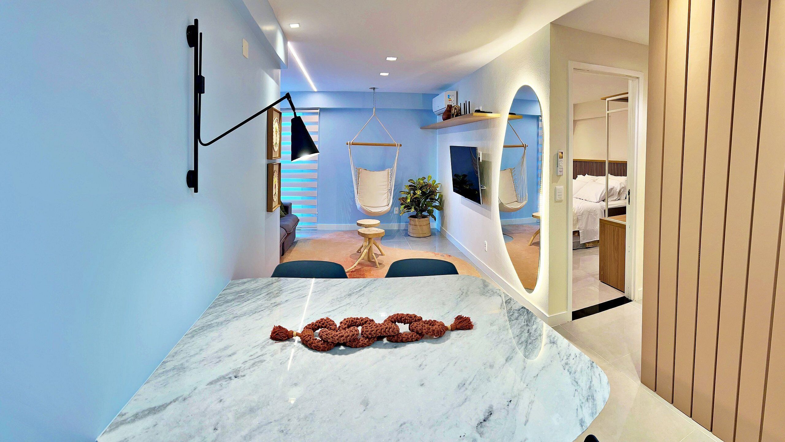 公寓 (310) | 1 多间卧室、高档床上用品、加厚床垫、特色家居