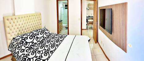 Appartement | 1 chambre, literie de qualité, lit avec matelas à plateau-coussin