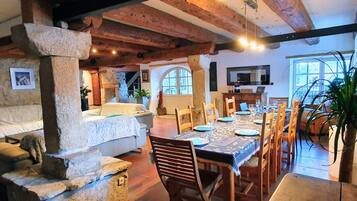Dîner servi sur place