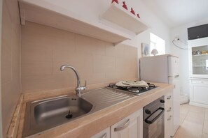 Apartment, 2 Schlafzimmer | Eigene Küche | Großer Kühlschrank, Ofen, Herdplatte