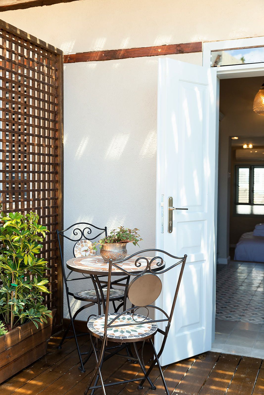 Phòng đôi Cao cấp, 1 giường cỡ queen | Hiên