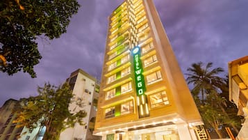 Overnatningsstedets facade