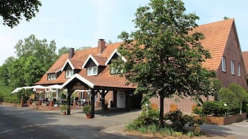 Majoituspaikan julkisivu