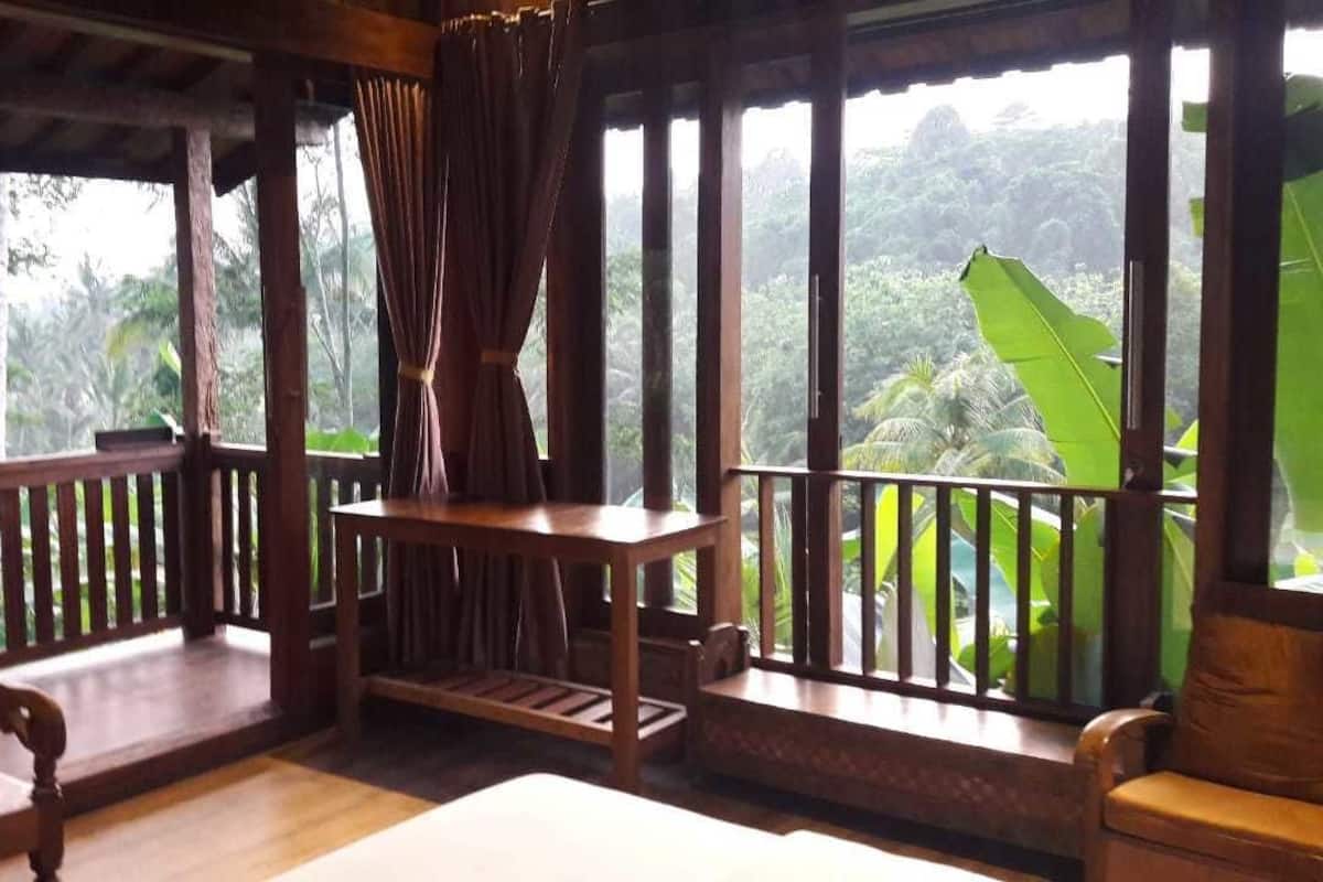 全景双人房, 山景 | 办公桌、免费 WiFi、床单