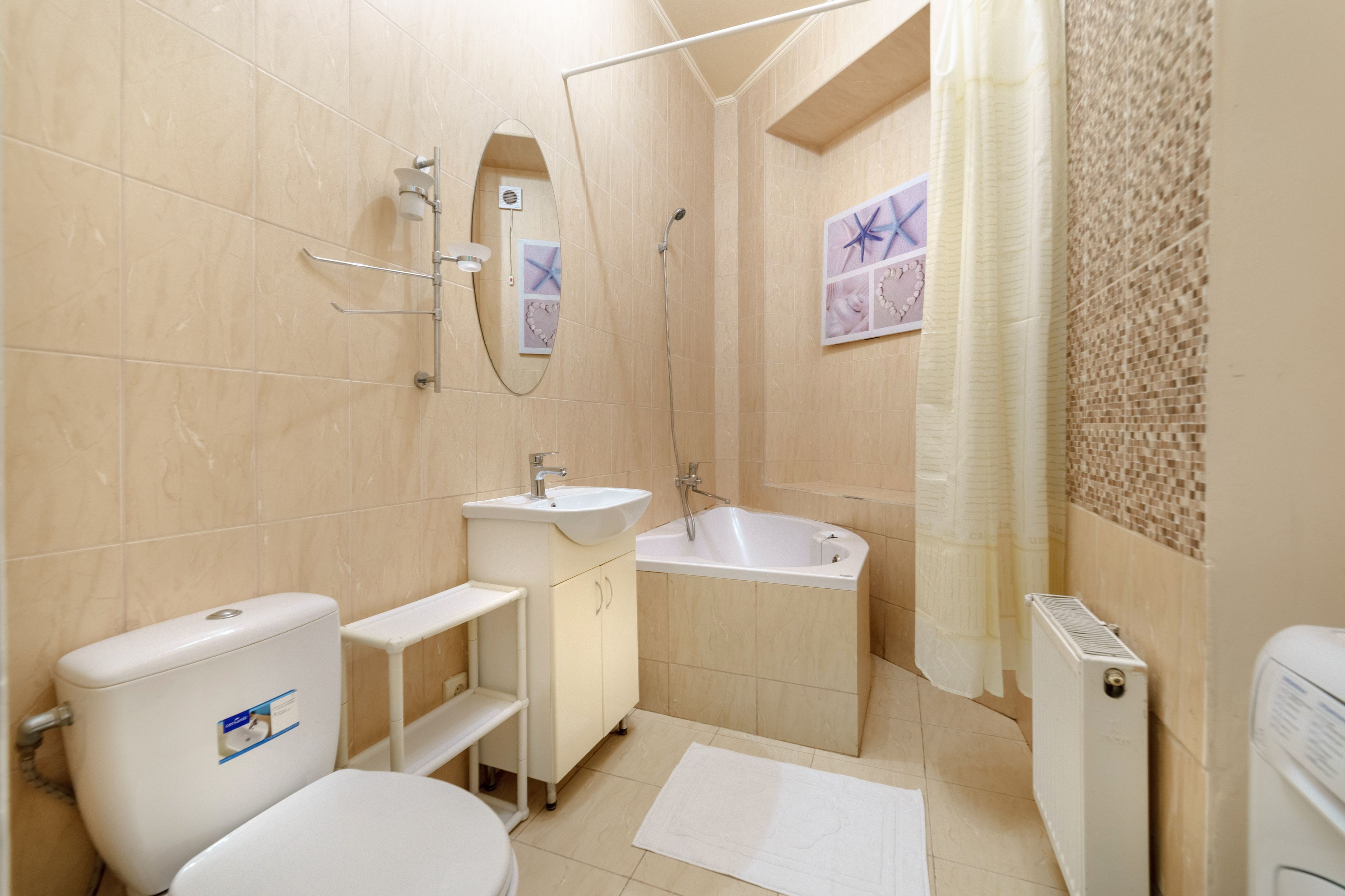 Family Apartment, 1 Queen Bed with Sofa bed | Bathroom amenities