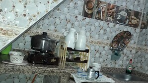 Comfort Apartment, 2 Bedrooms, Balcony, Mountainside | Private kitchen | Fridge, stovetop, cookware/dishes/utensils, cleaning supplies - Maison Bahija (Chefchaouen)