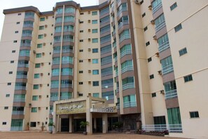 Voorkant van accommodatie