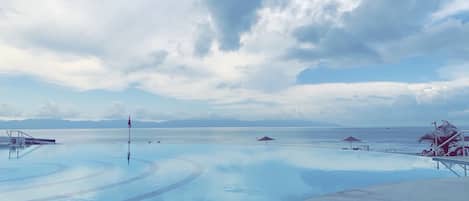Una piscina riscaldata