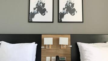 Basic Double Room, 2 Double Beds, Non Smoking | View from room