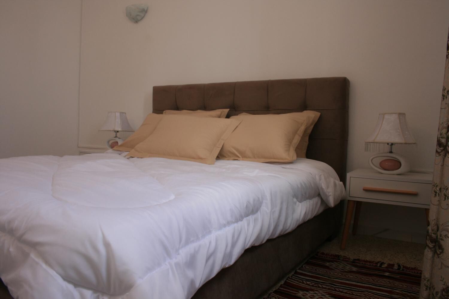 desk, laptop workspace, blackout curtains, soundproofing